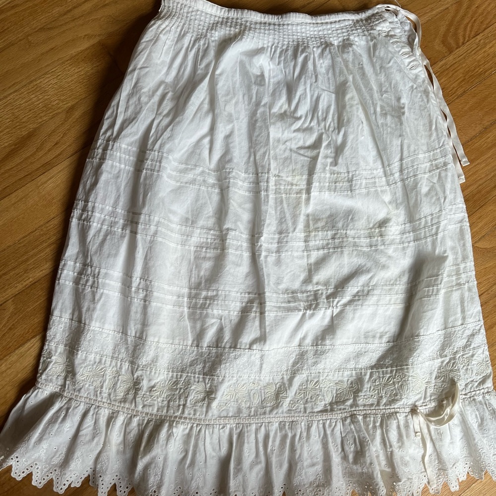 Ralph Lauren, white midi skirt, size 12